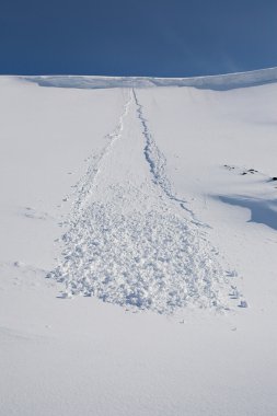 Snow avalanche clipart
