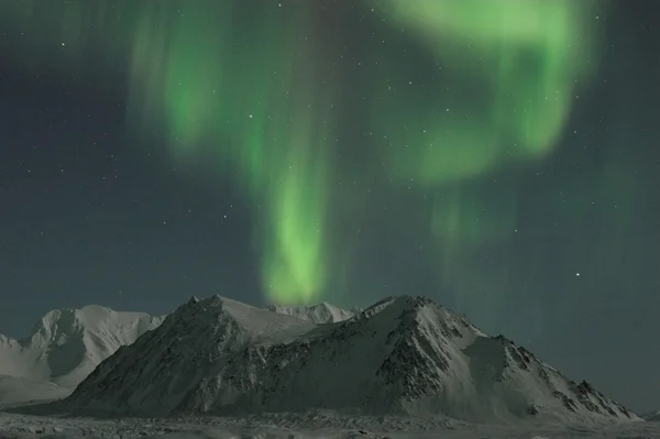 Fenómeno natural de la aurora boreal ) — Foto de Stock