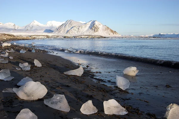 Paysage glaciaire arctique — Photo