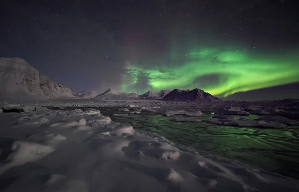 Fenômeno natural das Luzes do Norte (Aurora Borealis ) Imagem De Stock