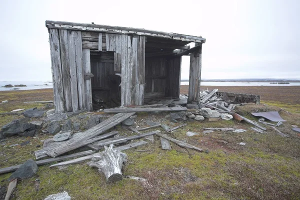 Cabaña de madera abandonada —  Fotos de Stock