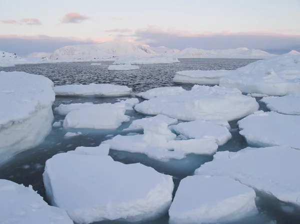 Arctic glacier landscape Stock Photo