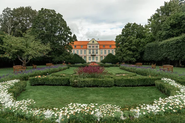 Abbots Palats Den Rokokospalats Oliwa Fjärdedel Gdansk Som Tjänade Som — Stockfoto