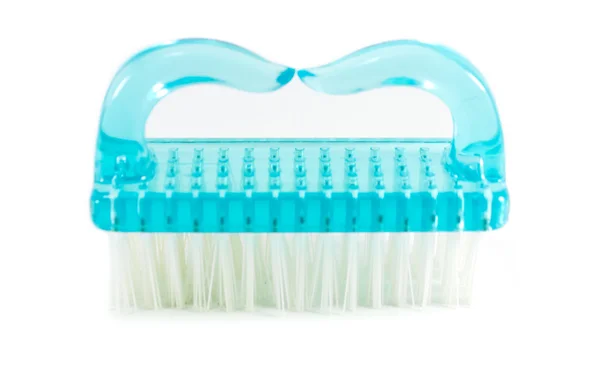 plastik mavi tırnak fırçası