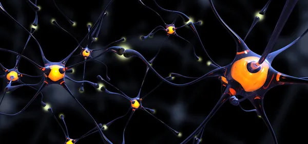 Neurônios de cristal — Fotografia de Stock