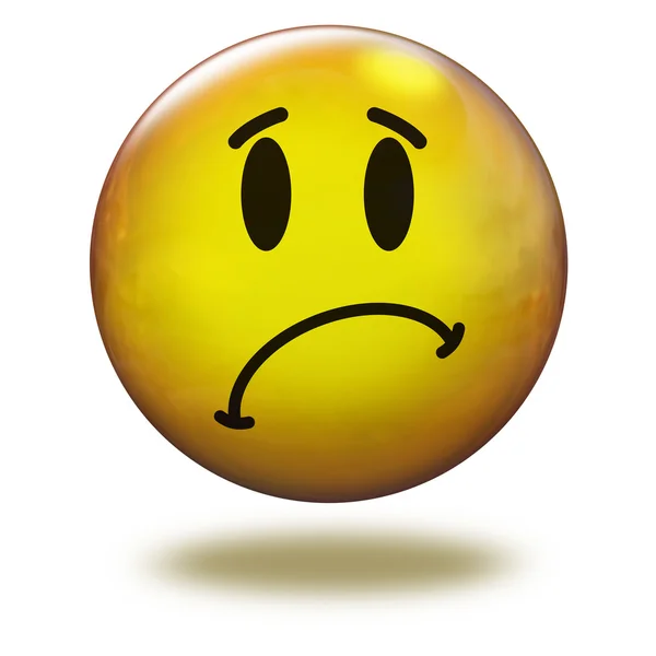 Rendern emoticon 3d. Entschuldigung — Stockfoto