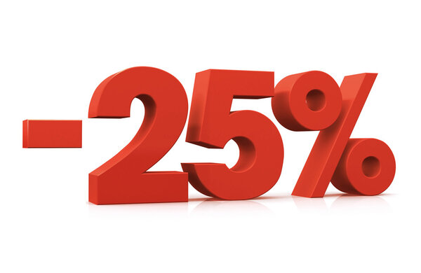 Процент -25
