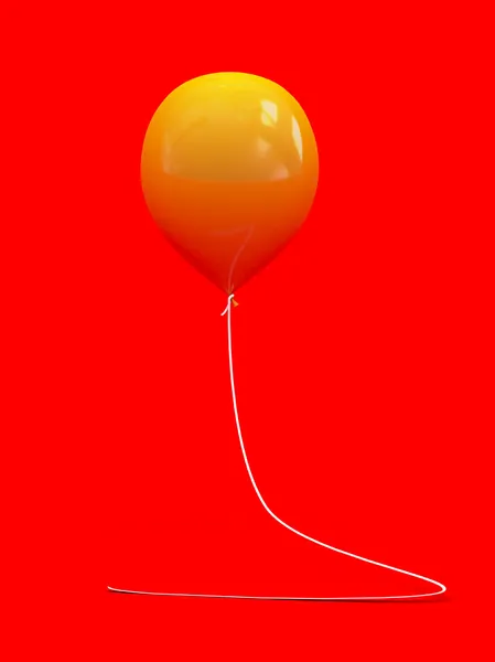Yelllow balloon — Stock Photo, Image