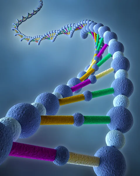Cadenas de ADN abstractas —  Fotos de Stock