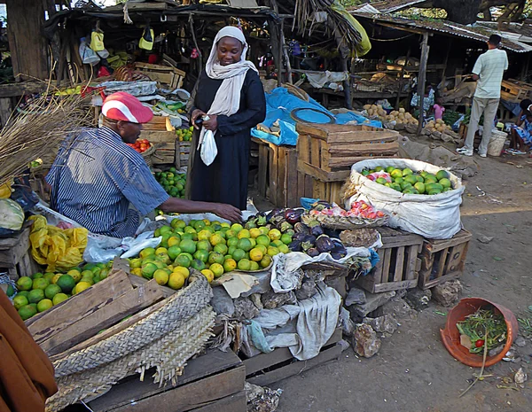 Fruits market in Malindi — Stock Photo, Image