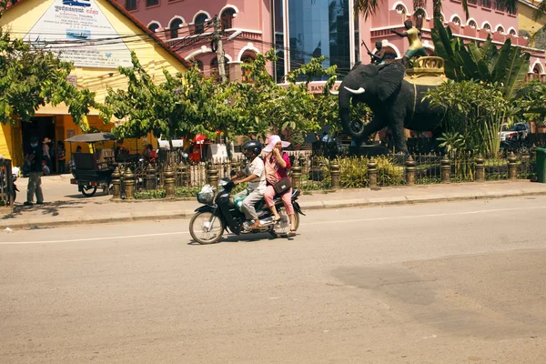 Tráfego em Siem Reap — Fotografia de Stock
