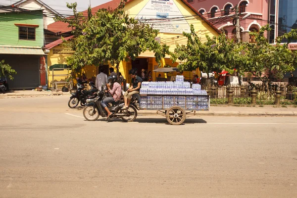 Tráfico en Siem Reap — Foto de Stock