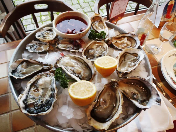 Prepared Oysters — Stock Photo, Image