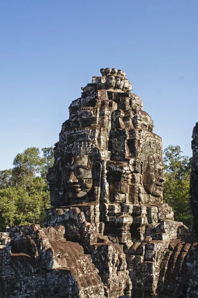 バイヨン寺院アンコール ・ トム シェムリ アップ カンボジア — ストック写真
