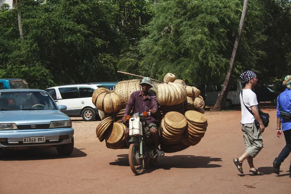 Trafik i siem reap — Stockfoto