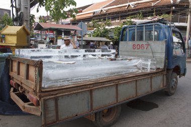 buz satıcı içinde siem reap, Kamboçya