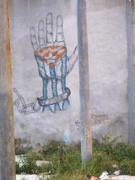 Revolucion murales a L'Avana, Cuba — Foto Stock