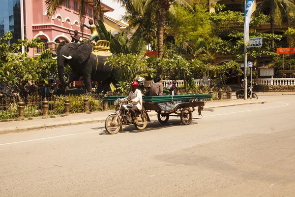 Verkeer in Cambodja — Stockfoto