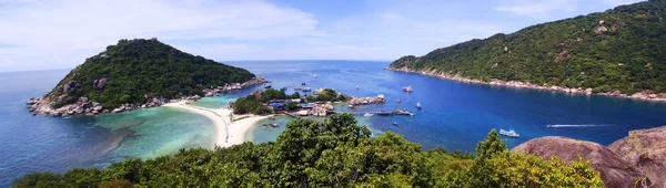 güzel tropik sahil, nang yuan Adası Tayland