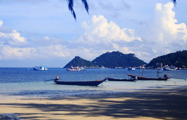 Longtail boten in thailand — Stockfoto