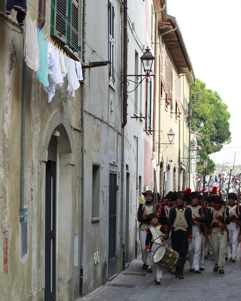 Sarzana Napoleon festival — Stockfoto