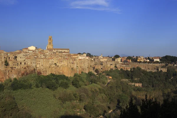 Het dorp van pitigliano in Toscane — Stockfoto