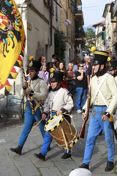 Sarzana Napoleon festival — Stockfoto