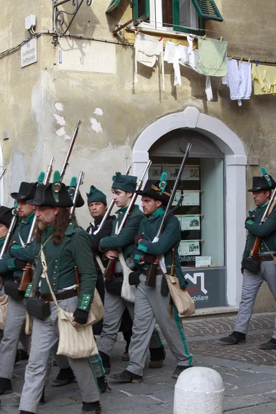 Sarzana Napoleon Festiwal — Zdjęcie stockowe