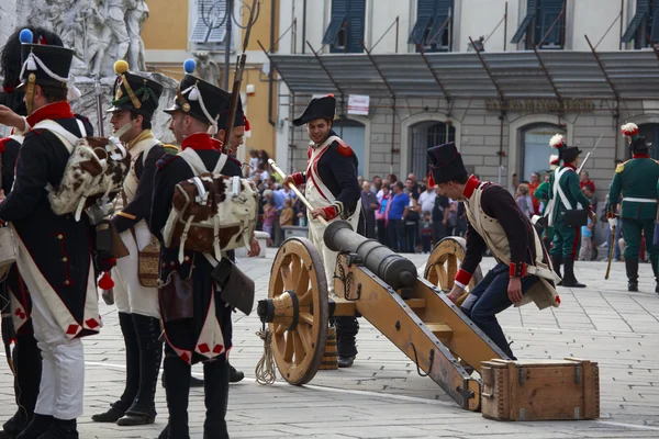 Sarzana Napoleon Festiwal — Zdjęcie stockowe