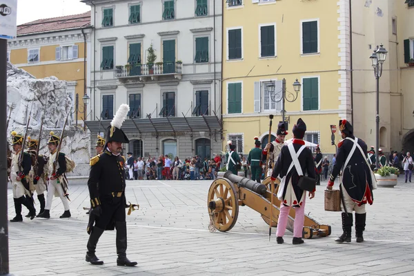 Sarzana Napoleon Festiwal — Zdjęcie stockowe