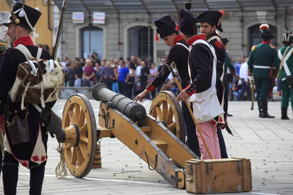 Sarzana Napoleon festival — Stockfoto