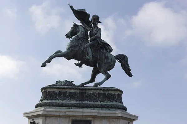 Statue of Archduke Charles — Stock Photo, Image