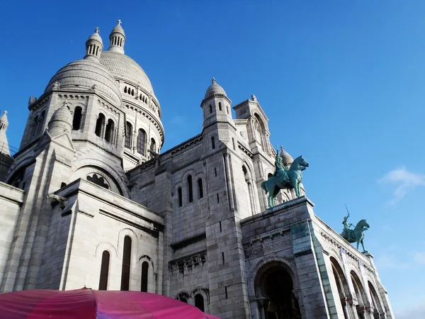 Basilique du Sacré coeur, montmartre, paris, Fransa — Stok fotoğraf