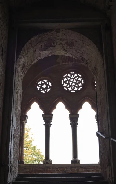 O Castelo de Pavia, detalhes — Fotografia de Stock