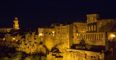 Pitigliano, Toskana, İtalya