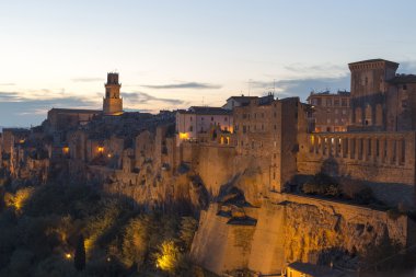 Pitigliano, Toskana, İtalya