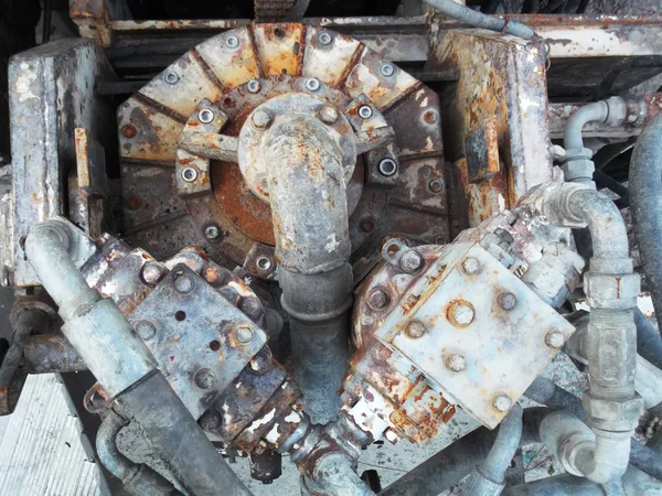 Rusty industrial engine — Stock Photo, Image