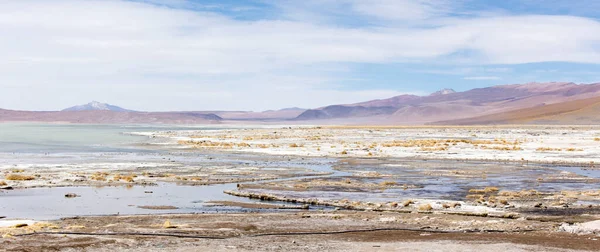 Bolivya Nın Uyuni Bölgesinde Bir Göl Manzarası — Stok fotoğraf