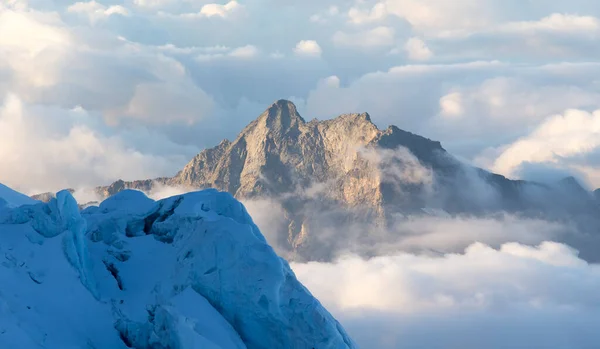 View Alps While Climbing Monte Rosa Italy — Stockfoto