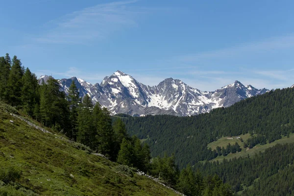 Berglandschap Valle Aosta Zomer Italië — Stockfoto