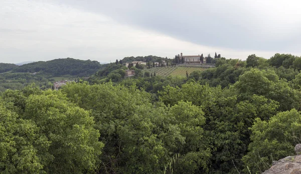 Poggibonsi Italien Maj 2021 Över San Giovannis Kyrka Poggibonsi — Stockfoto