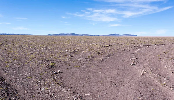 Vue Des Terres Désertiques Allant Calama San Pedro Atacama Chili — Photo