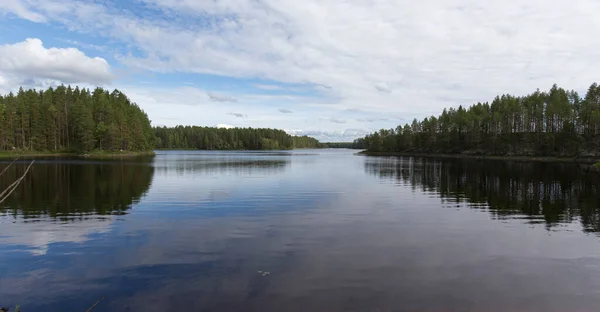 Paisaje Región Los Lagos Finlandia — Foto de Stock