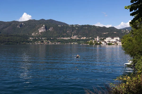オルタ ジュリオ イタリア 2020年8月18日 夏のオルタ ジュリオ湖の景色 — ストック写真