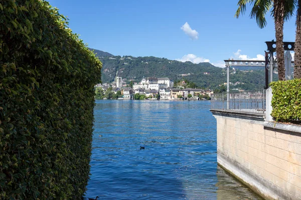 オルタ ジュリオ イタリア 2020年8月18日 夏のオルタ ジュリオ湖の景色 — ストック写真