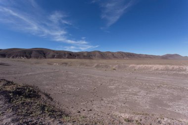 San Pedro de Atacama, Şili 'deki çöl manzarası