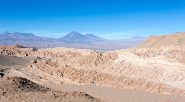 Şili 'nin kuzeyindeki Mars Vadisi' nde manzara