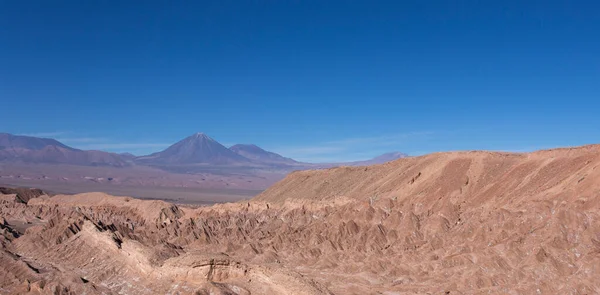 Uma Imagem Paisagem Com Montanha Licancabur Chile — Fotografia de Stock