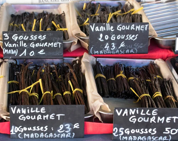 Saint Paul Reunion August 2022 Vanilla Sold Saint Paul Market — Stock Photo, Image