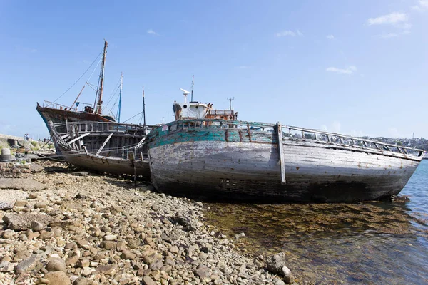 Camaret Sur Mer França Agosto 2016 Vista Barcos Camaret Sur — Fotografia de Stock